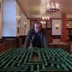 Jack overlooks the hedge maze.